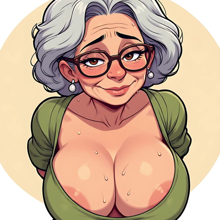 Huge Boobs: Dessin animé sexy, aréole slip