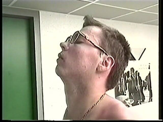 Gays Case: Twink with glasses gets his ass ripped open by pop's...