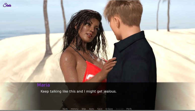 XXX Games Bunk: Wet Bikini Wearing Wife in Beach