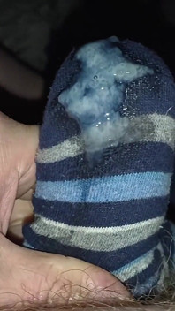 Sock Filled with Cum
