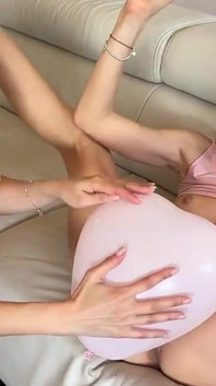 Naked Lesbian Baloon Fetish