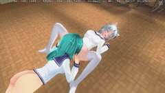 H3DC: 3D Hentai Vysokoškolské lesbičky lížou kundičku a mrdku
