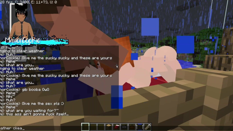 Manor Cookie: Minecraft Jenny Mod Fapcraft - Nami está com tesão e tem...