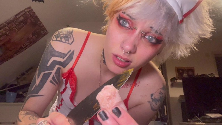 Glitterqueen1999: Nurse Gives You Final Suck and Fuck Before Penectomy