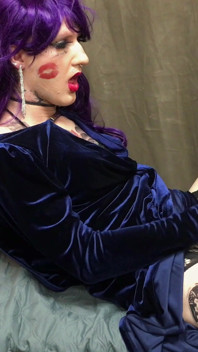 Extremely Hot Tatted Crossdresser Masturbation