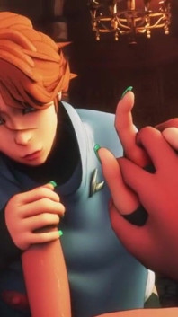 Sypha Belnades Gives You a Handjob While Holding Your Hand