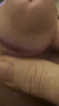 My Friend Lies on the Bed and Plays with His Big Cock Waiting for My Wet Hole