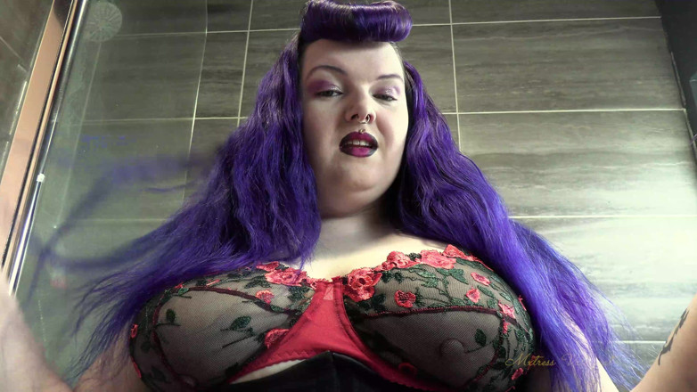 Mxtress Valleycat: Purple Pin up Tease