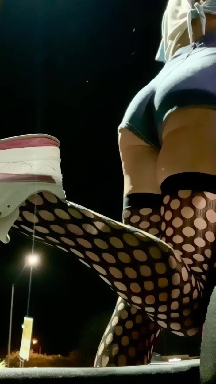 CindieLove: Truck Stop Stockings Slut Sissy