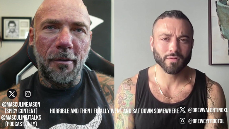Raw and Uncensored with Masculine Jason: Porn Star Confessions - Drew Valentino (episod 208)