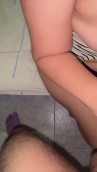 With His Big-assed Stepmother-in-law, When Nobody Is Watching, They Have Sex and She Masturbates Him