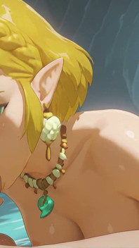 Link Finds Zelda in a Cave and Fucks with Her to Get Out! Legend of Zelda 3D Hentai Story