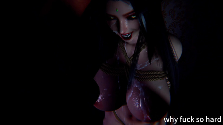 Why fuck so hard: 3d monstruo de grandes tetas tiene su coño mojado follado...