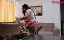 Riderqueen BBW Step Mom Latina Ebony: Sexy bbw-mama doet thuis toilet