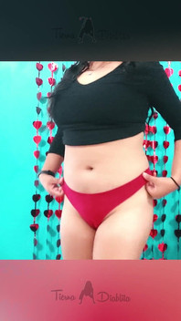 Sexy College Girl Records Herself Showing Her Boyfriend Her Red Thong