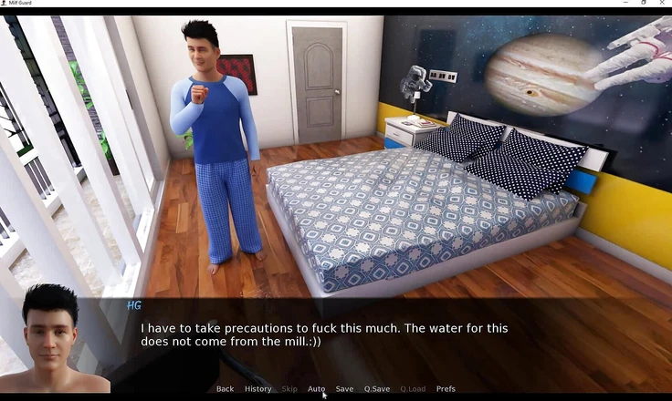 Erotic Krisso: MILF vakt - en söt tjej knullades