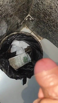 Stepdad's Incredible Load in the Bathroom at Work.