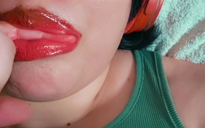 MyPrejacBoyfriend: Fetiche pela boca! Exibição desleixada de Meus Lábios e Língua