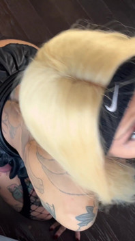 Luna Whore Sucks Big Cock and Gives Her Milk