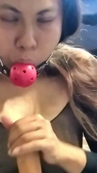 Hot fit asiatisk Jasmine Jade Ball munkavlad tigger och JOE - runka av uppmuntran