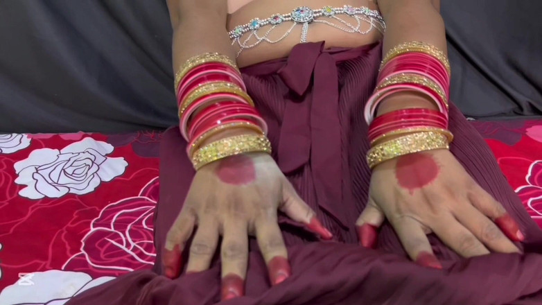 Royalbhabhi: Sprosté řeči Zdánlivá Bhabhi Plný sex Desi Bhabhi Sperma v ústech