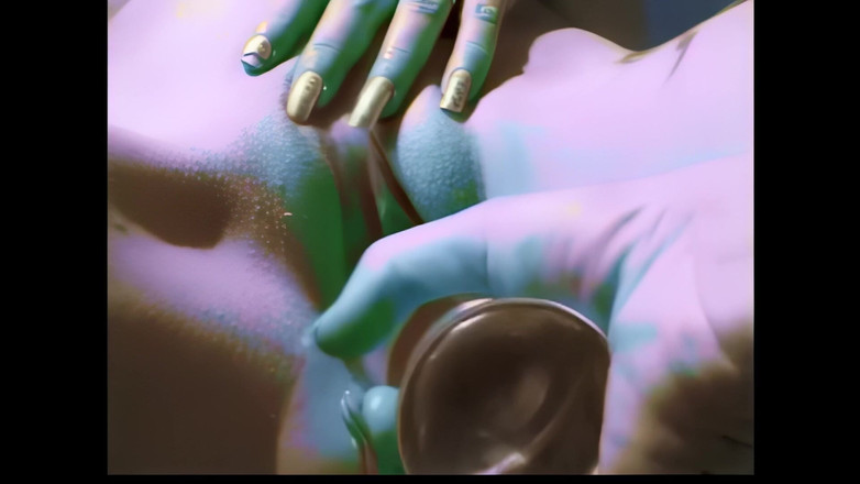 Lesbian Illusion: 슈퍼 젖은 자지를 위한 뜨거운 혀