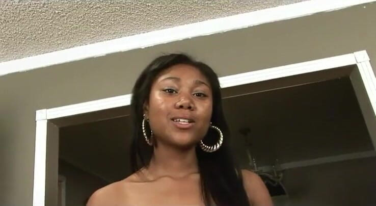 VOP Solo Babes: Sweet ebony masturbating with her dildo