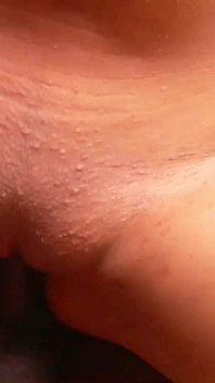 Black with huge cock fucks his latina wife after giving her a present