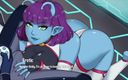 Erotic games NC: Tarefas da casa parte 14: Alien&amp;quot; Menina engole all my cum -...