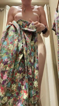 Getting Naked to Try on New Dresses in Public!