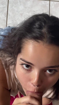 My Young Girl Debora Prado Knows Exactly How to Suck My Dick and Get Milk