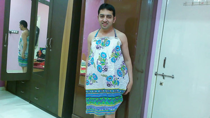 Cute & Nude Crossdresser: Słodka maminsynek crossdresser femboy Sweet Lollipop w sukience plażowej z...