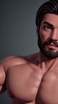 Scruffy Hunks : diaporama d’hommes éjaculés en 3D