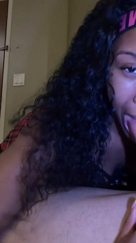 Tight Pussy Ebony Teen Enjoys Suck and Fuck Session