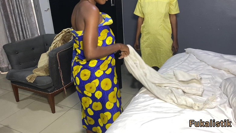 Fukalistik: Horny Impatient House Maid Almost Caught Sneaky Fuck Big Cock...