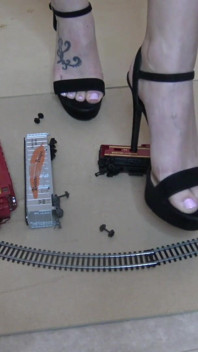 Evil Stepsister Destroys Train Track