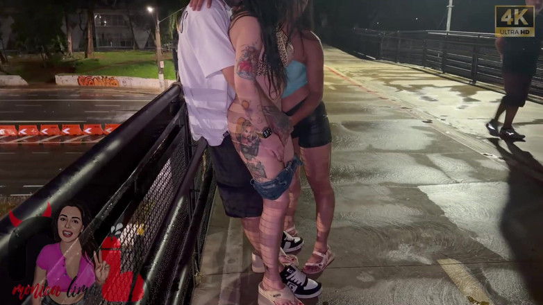Monica Lima: Eu E Minha Amiga Fizemos Uma Putaria Encima Do Viaduto...