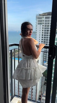 Flashing on the Balcony While You Worship My Body, Slave