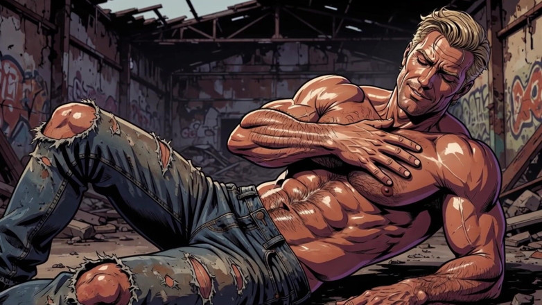 Erotic Man: แอนิเมชั่นผู้ชายหน้าอกขนดก