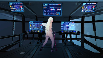 TheoryOfSex: Sci-fi - Sporty Masturbation on Spaceship. Variant 1