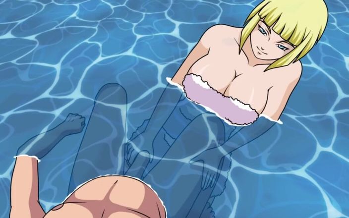 Visual Novel Collect LoveSkySan: Naruto - Ninja Naruto Trainer - Part 47 - Samui Handjob in the Pool...