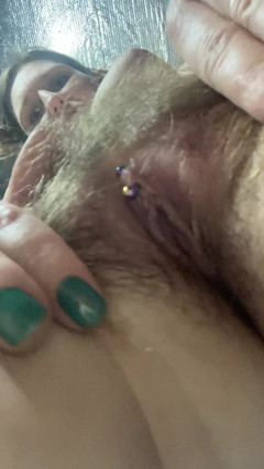 MistressWriggler: Teasing You with My Horny Hairy Pussy Just Inches From...