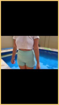 Wifey Wet Shirt in the Pool with Perfect Braless Tits
