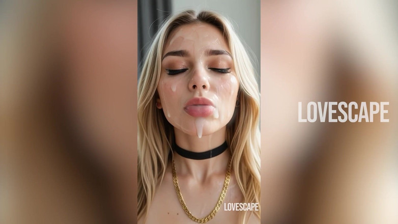 Lovescape: Gangbang tour della casa della bionda: cucina, camera da letto,...