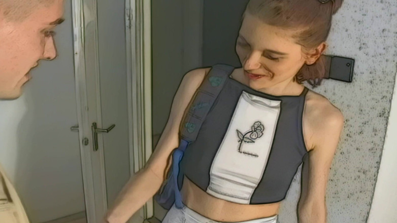 MMV Films: Sexy holky ve Stcokings je nadržená, masturbuje chlupaté kundičky a...