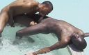 Bareback TV: Người đồng tính da đen nện say mê trong hồ bơi