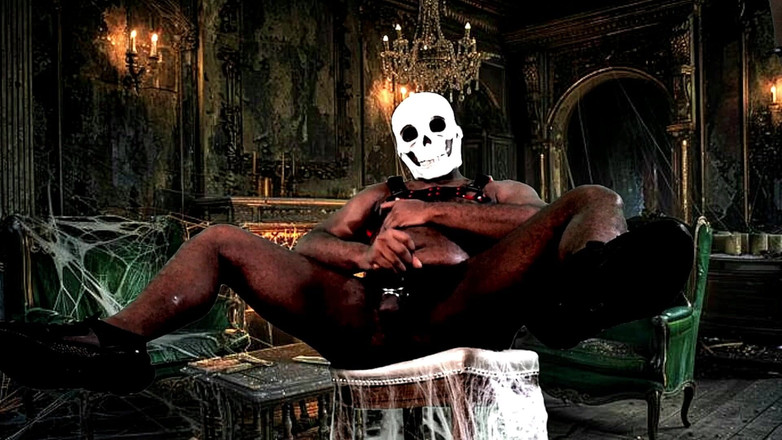 Blkbamaboi73: Gooning v strašivém zámečku - obrovský penis beefy jock připraven ke...