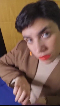 Камшот на лицо после офиса