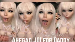 Ahegao Joi voor papa