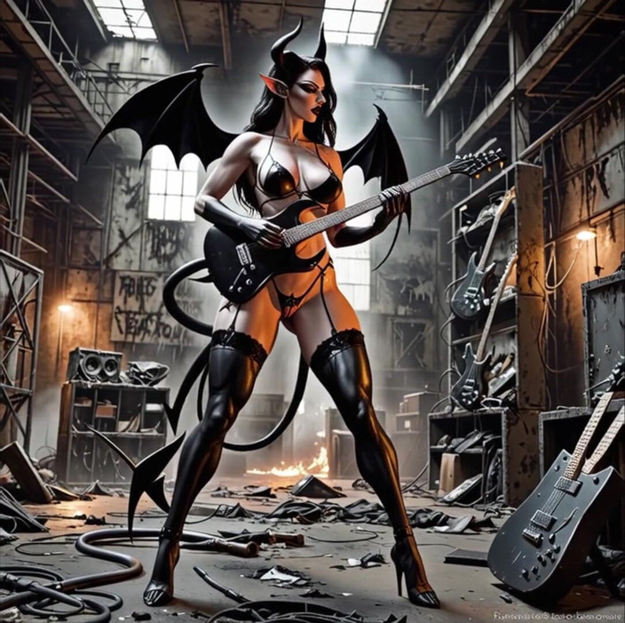 Horny van stevie: Succubus Metal Band hudební video